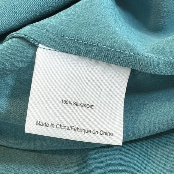 Tory Burch Womens Sleeveless Ruffle Trim Blouse Top Blue Size 4 Round Ne… - Picture 10 of 12